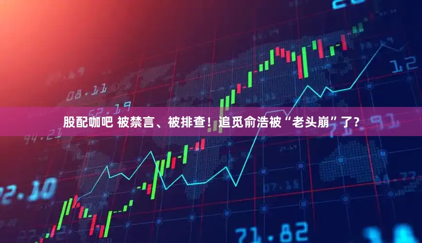 股配咖吧 被禁言、被排查！追觅俞浩被“老头崩”了？